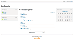 Desktop Screenshot of moodle.brentwoodacademy.com